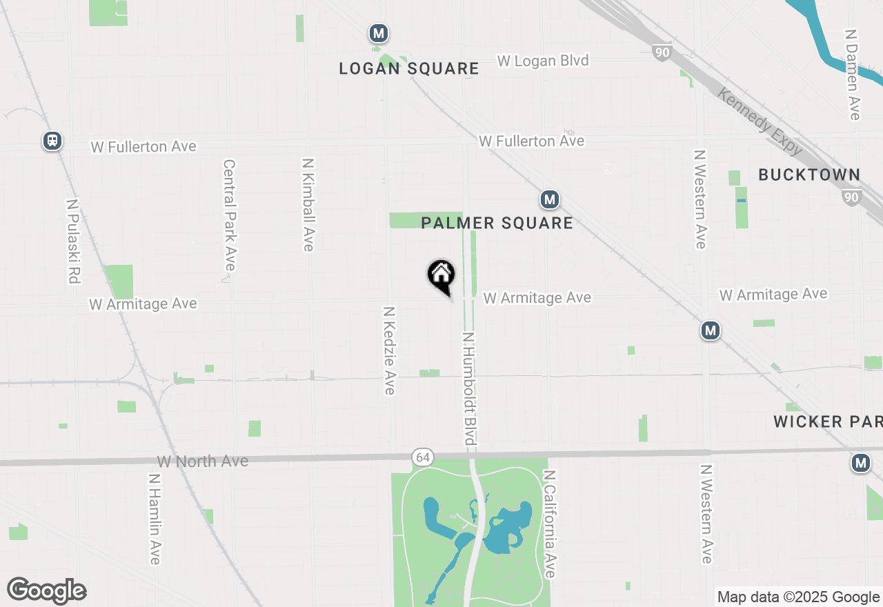 Map of 1949 N Whipple Street #1, Chicago, IL 60647