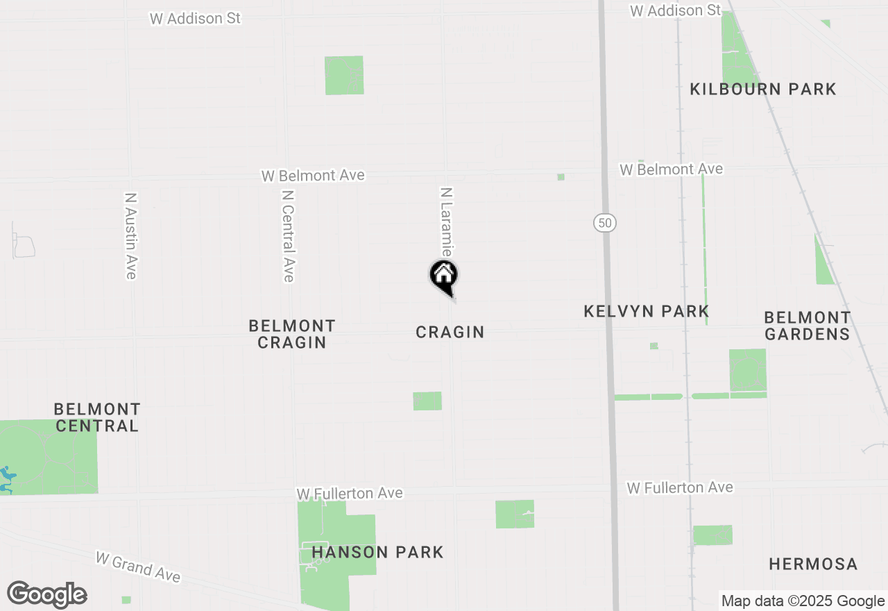 Map of 2840 N Laramie Avenue, Chicago, IL 60641