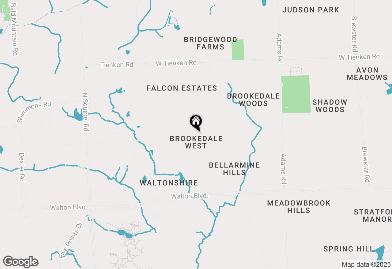 Map of 360 Fordcroft Drive, Rochester Hills, MI 48309