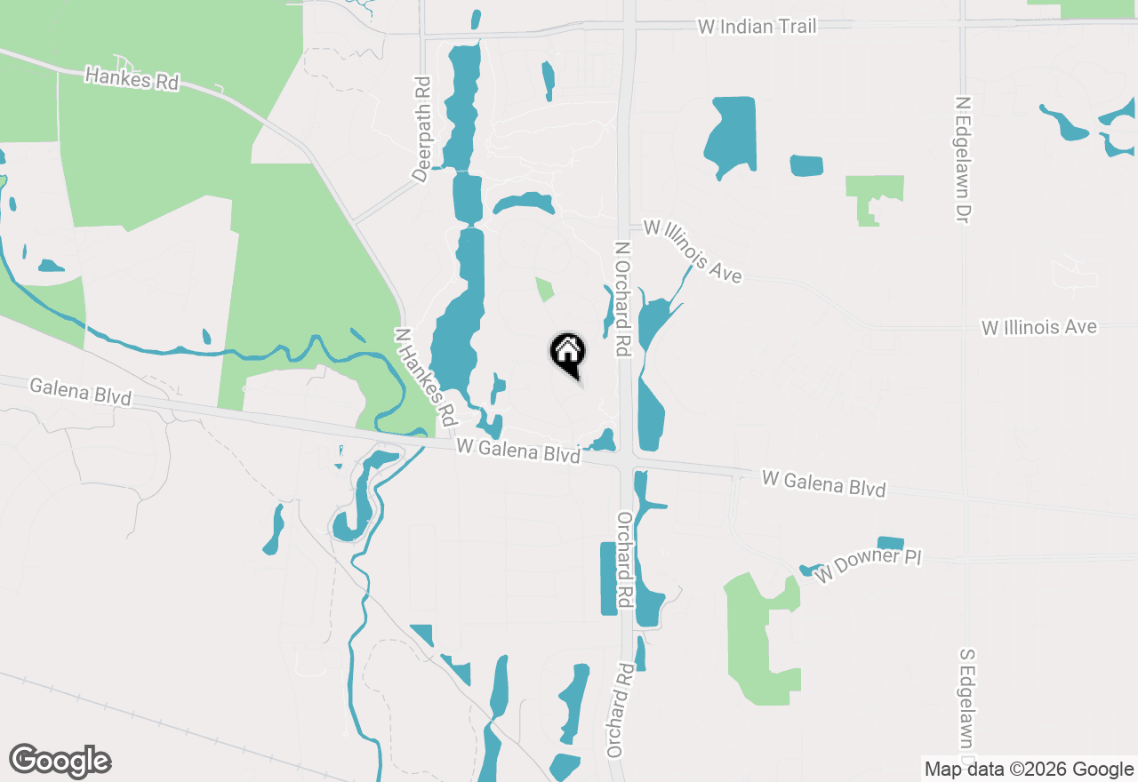 Map of 2487 Worthington Drive, Aurora, IL 60506