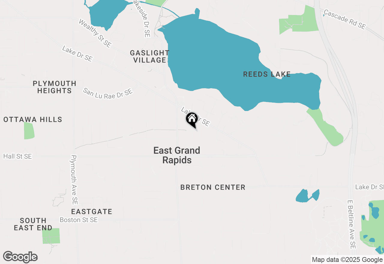 Map of 1046 Kenesaw Drive Se, East Grand Rapids, MI 49506