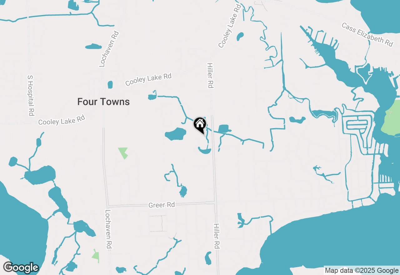 Map of 5872 Three Ponds Court, West Bloomfield, MI 48324