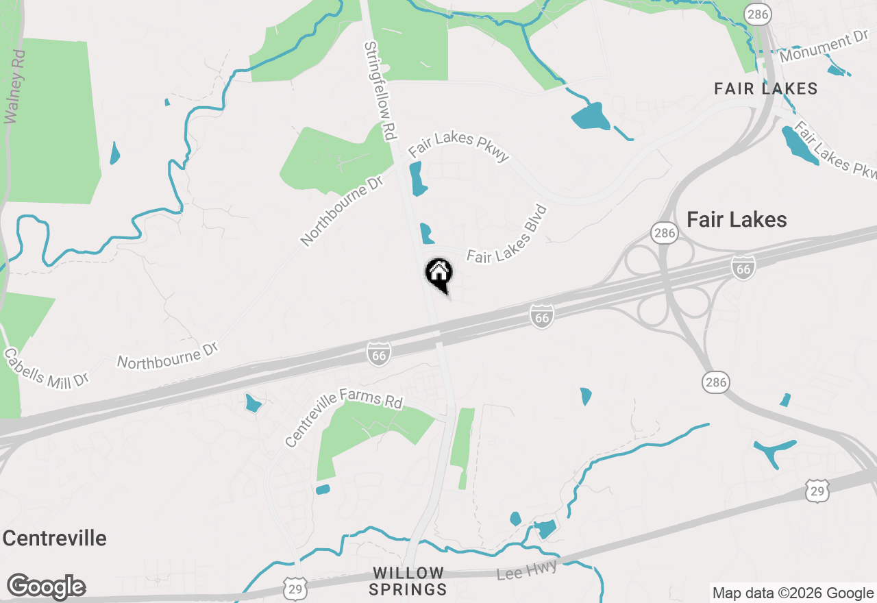 Map of 13157 Quail Creek Lane, Fairfax, VA 22033