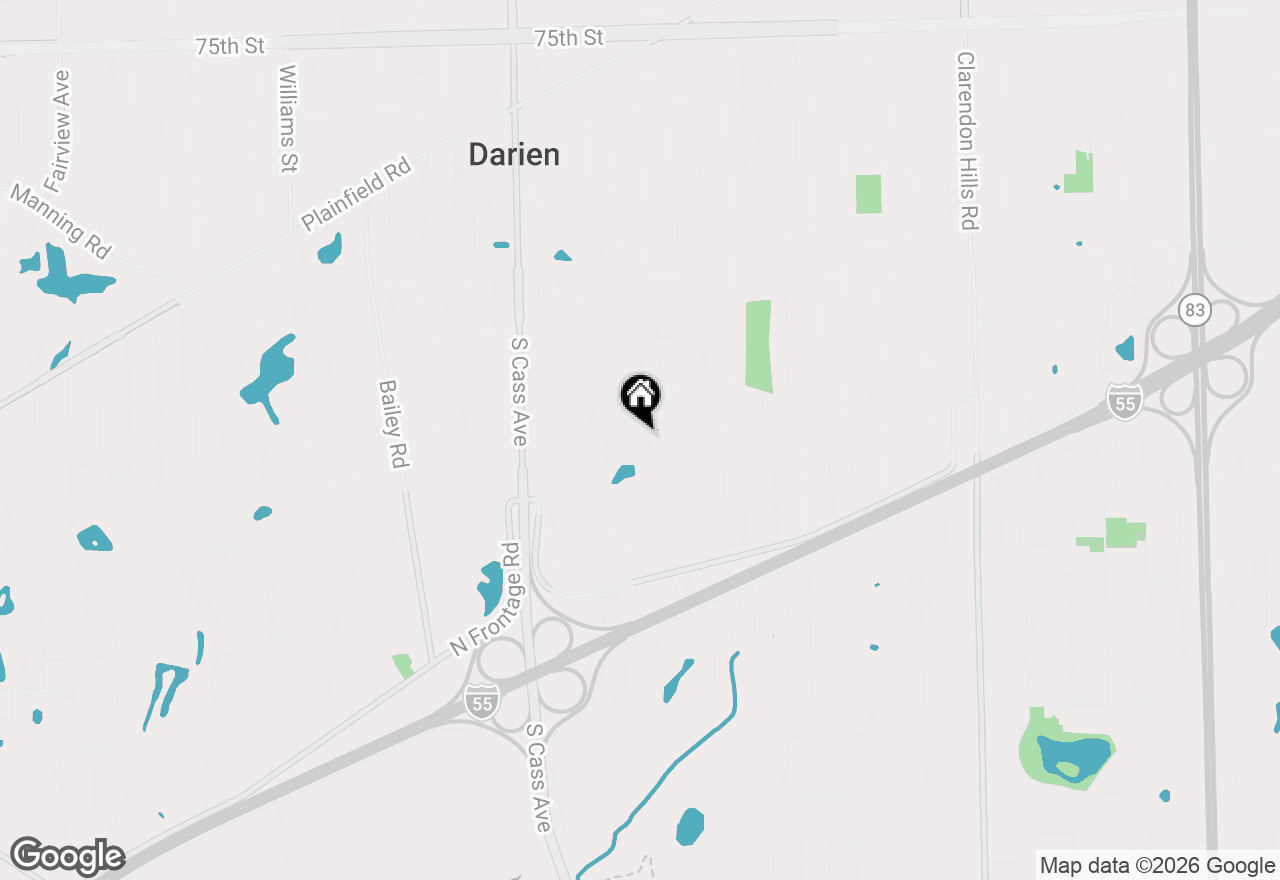 Map of 8167 Ripple Ridge #8167, Darien, IL 60561