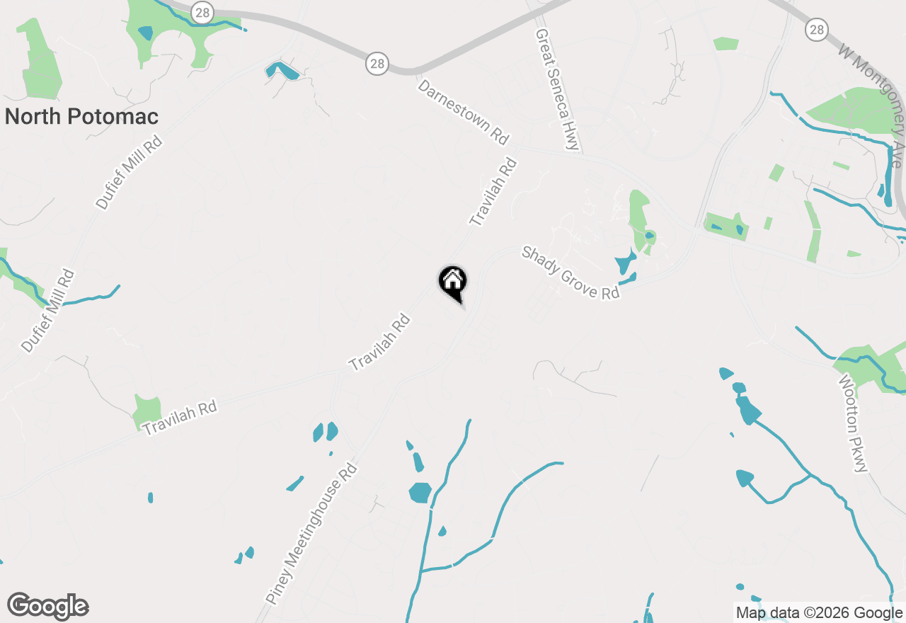 Map of 10237 Travilah Grove Circle, Rockville, MD 20850