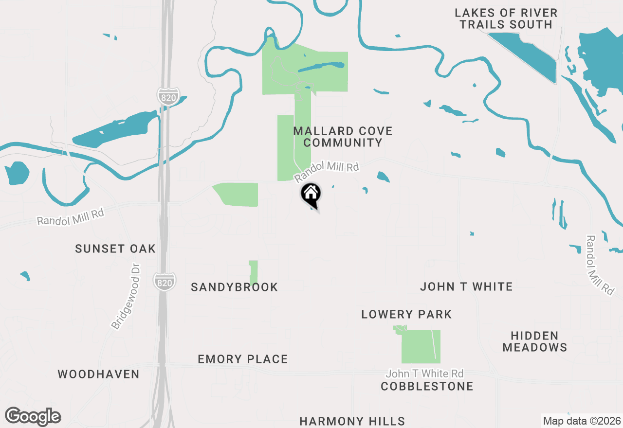 Map of 225 Williams Road, Fort Worth, TX 76120