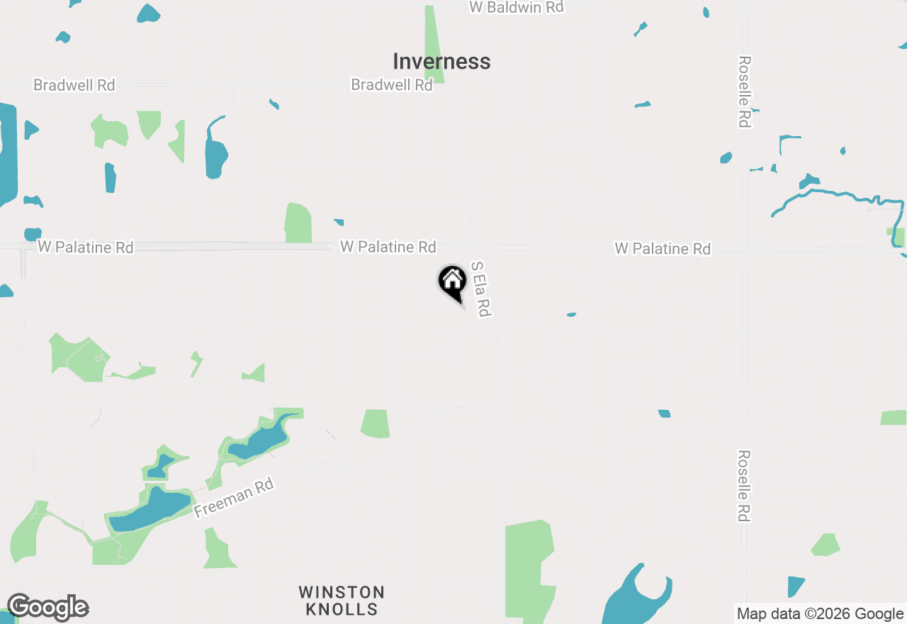 Map of 14 Carnoustie Lane, Inverness, IL 60067