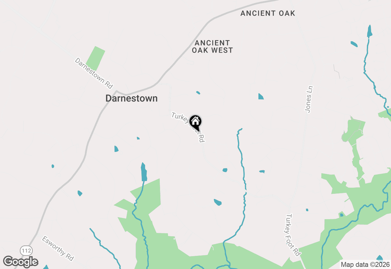 Map of 14804 Turkey Foot Road, Darnestown, MD 20878