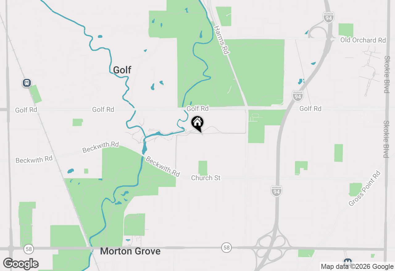 Map of 5844 Capri Lane, Morton Grove, IL 60053