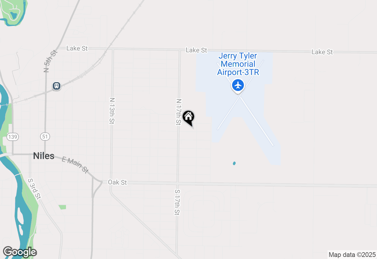 Map of 1717 Cass Street, Niles, MI 49120