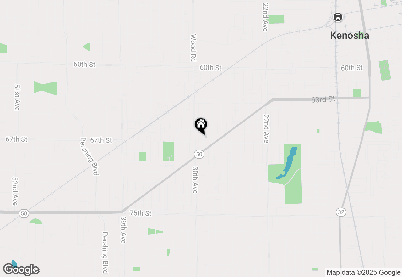 Map of 6614 29th Ave, Kenosha, WI 53143