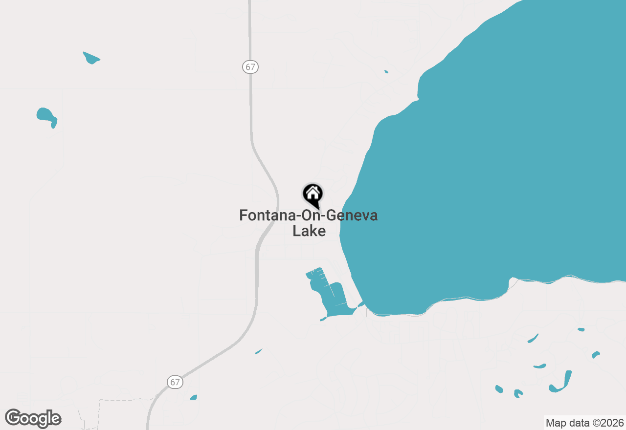 Map of 163 N Lakeshore Dr, Fontana, WI 53125