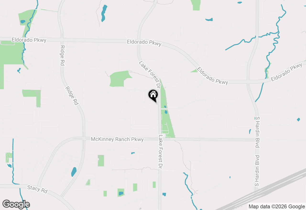 Map of 3808 Ash Lane, Mckinney, TX 75070
