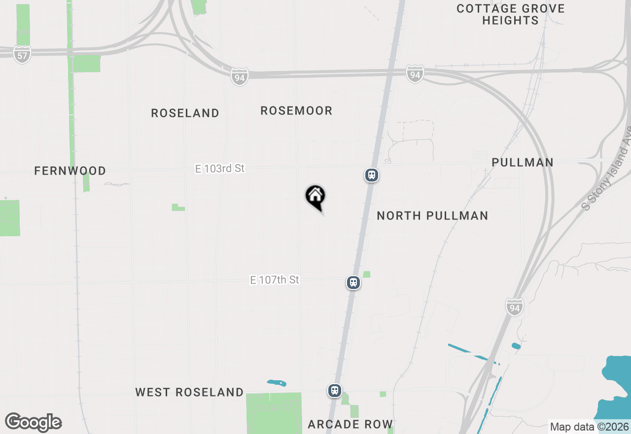 Map of 10449 S Vernon Avenue, Chicago, IL 60628