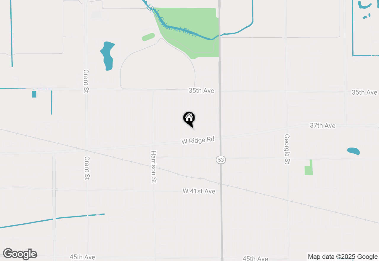 Map of 3737 Madison Street, Gary, IN 46408