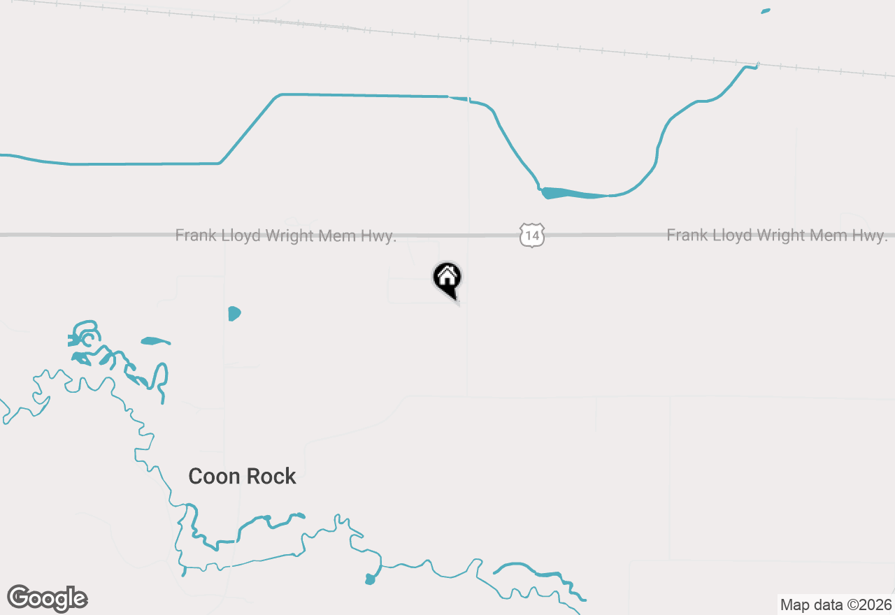Map of 6879 Willison Road, Arena, WI 53503