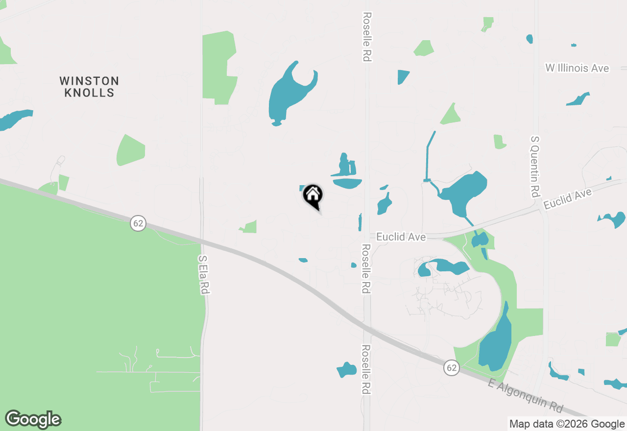 Map of 1417 Shire Circle, Inverness, IL 60067