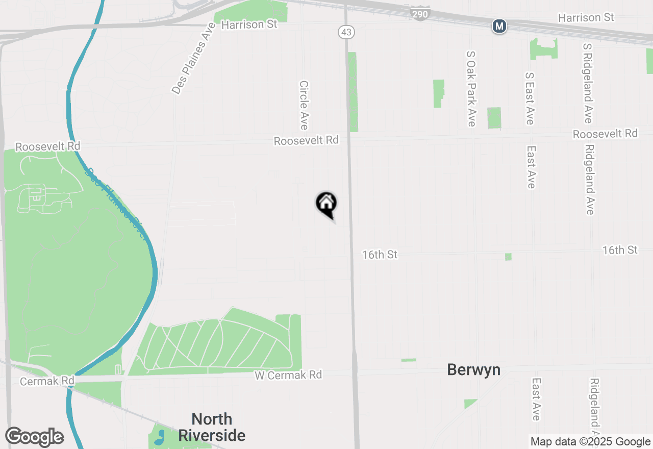 Map of 1446 Marengo Avenue, Forest Park, IL 60130