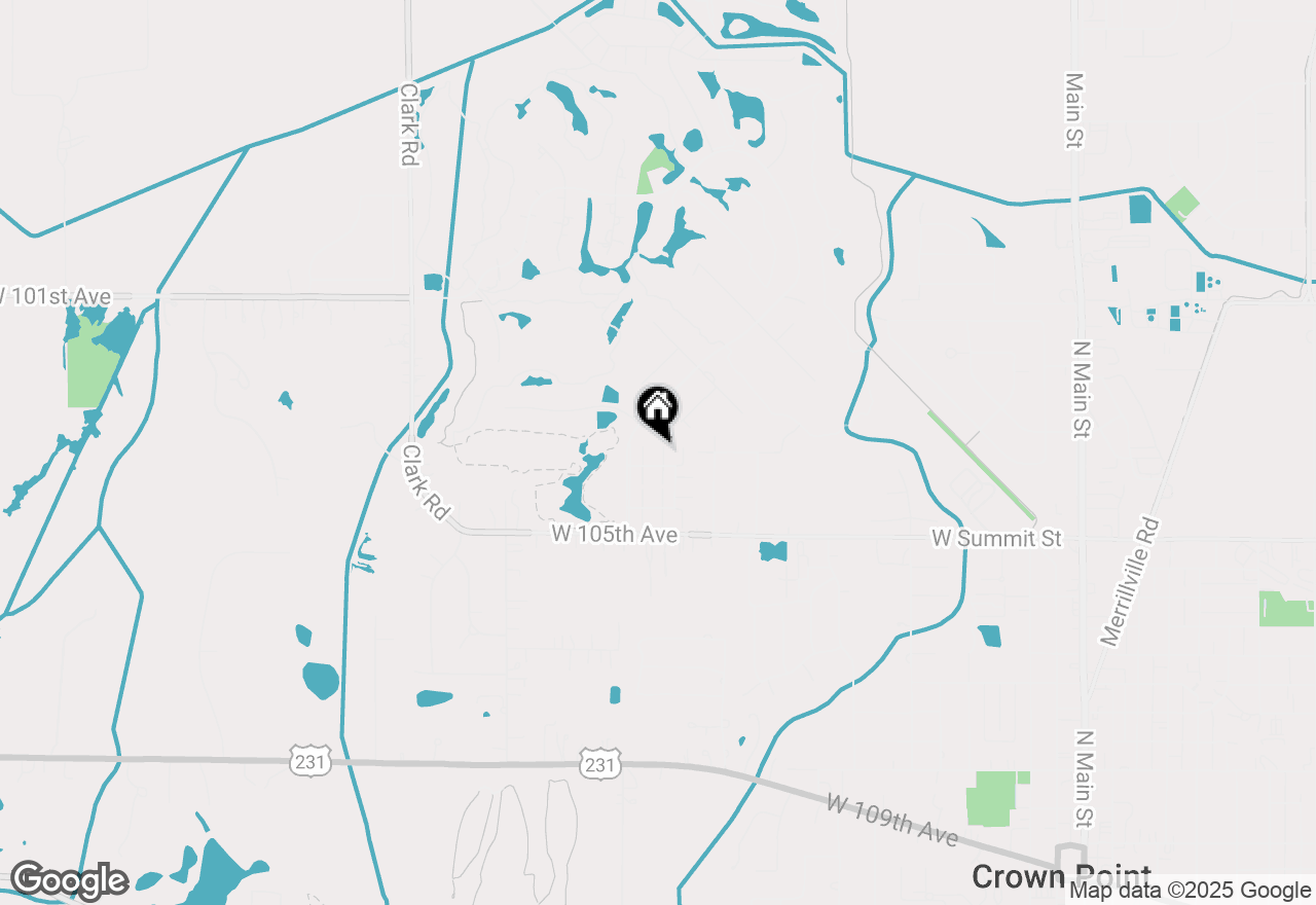 Map of 1050 Easy Street #A, Crown Point, IN 46307