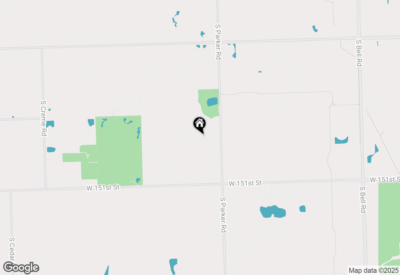 Map of 13739 W Ironwood Circle, Homer Glen, IL 60491