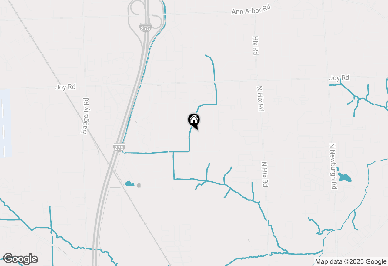Map of 8191 Creekside Drive, Westland, MI 48185