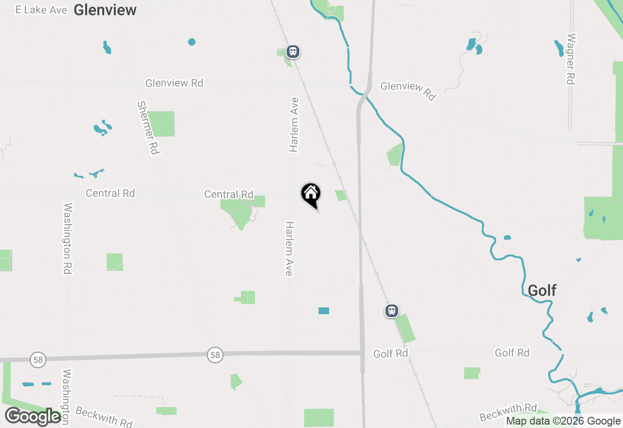 Map of 1810 Culver Lane, Glenview, IL 60025