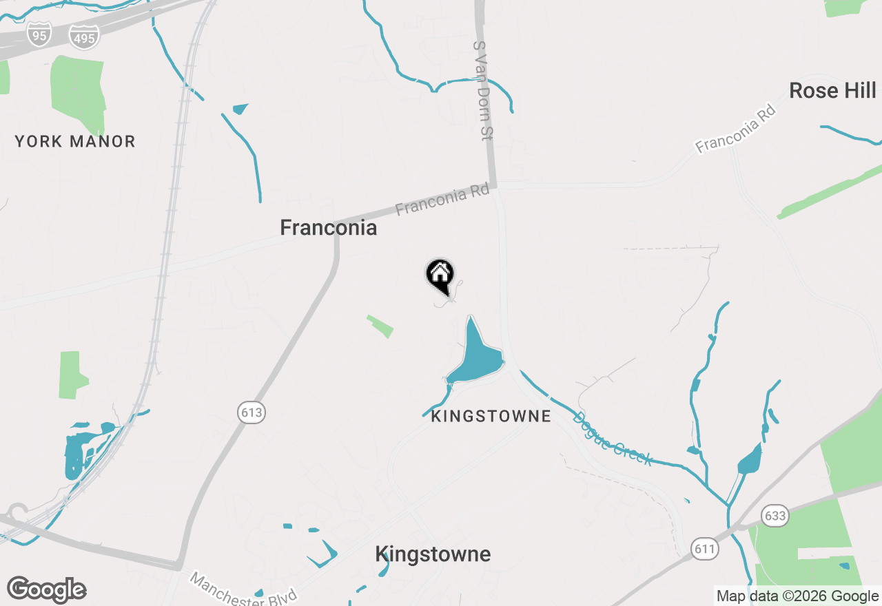 Map of 6421 Beatles Lane, Alexandria, VA 22310