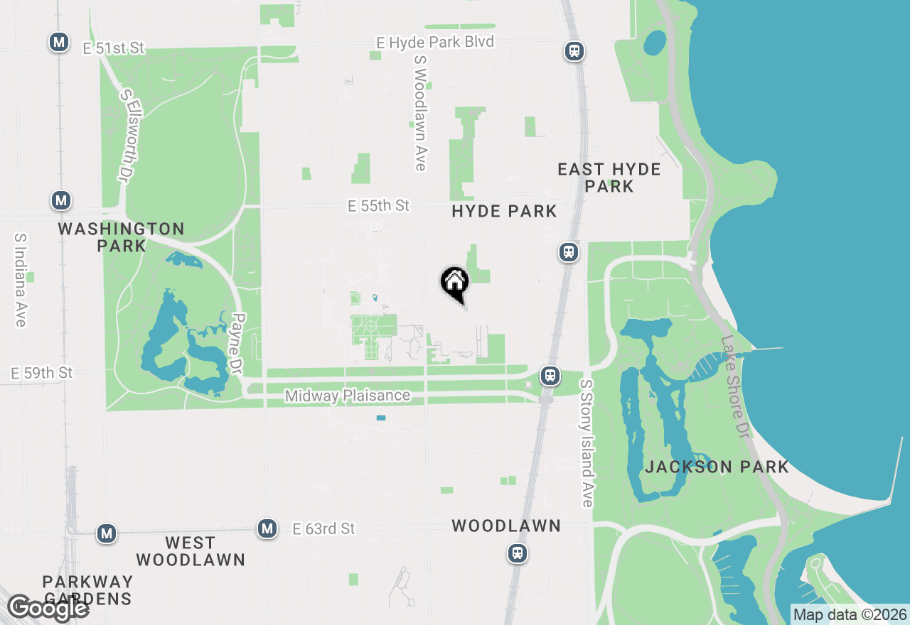 Map of 5743 S Kimbark Avenue, Chicago, IL 60637