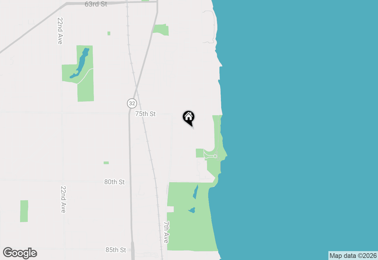 Map of 505 77th St, Kenosha, WI 53143