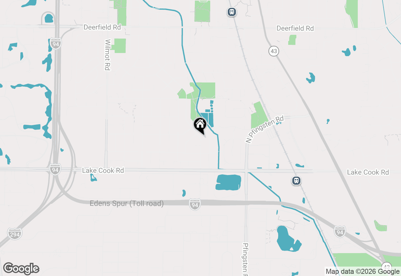 Map of 208 Pine Street, Deerfield, IL 60015