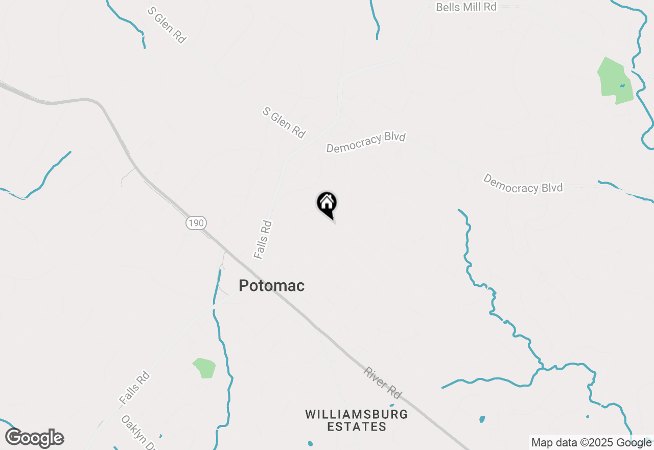 Map of 10105 Ormond Road, Potomac, MD 20854