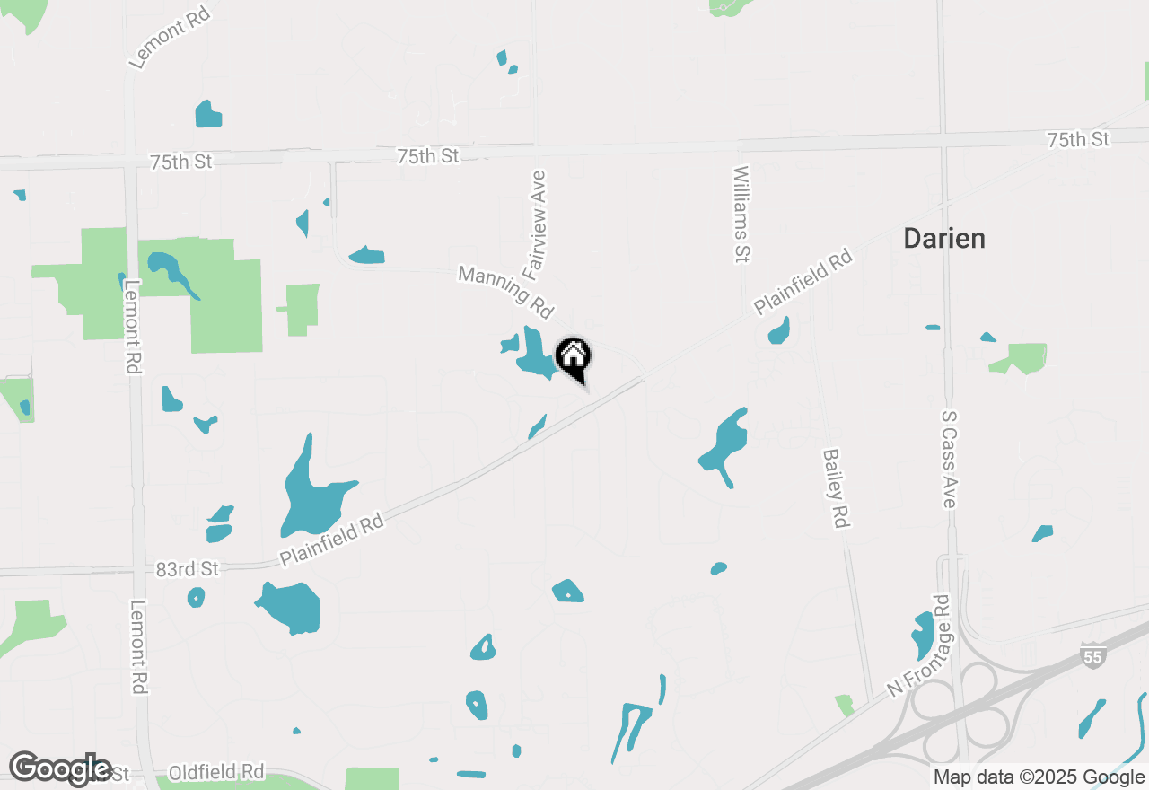 Map of 444 Redondo Drive #303, Downers Grove, IL 60516