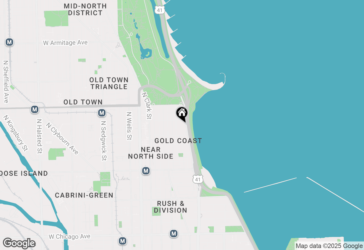 Map of 1440 N Lake Shore Drive #32B, Chicago, IL 60610