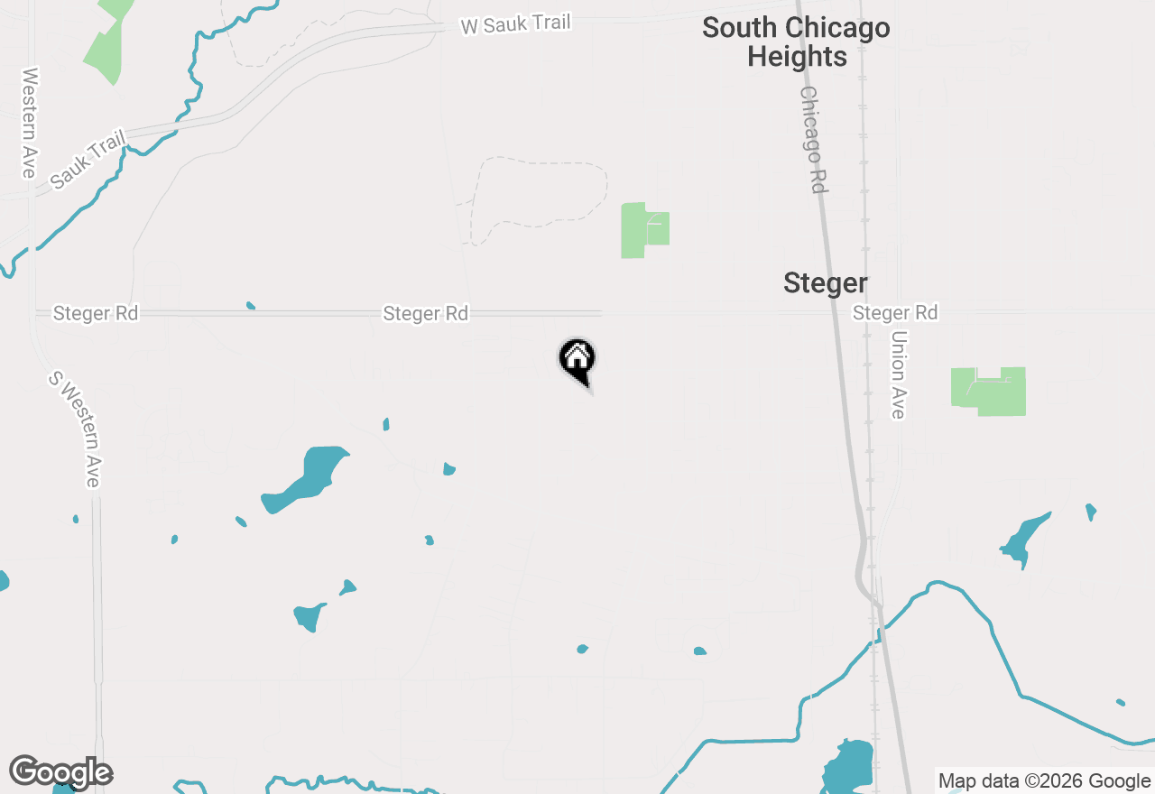 Map of 3525 John Street, Steger, IL 60475