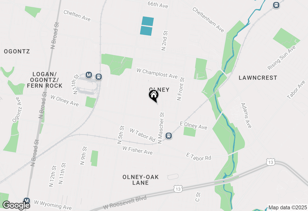 Map of 203 W Chew Avenue, Philadelphia, PA 19120