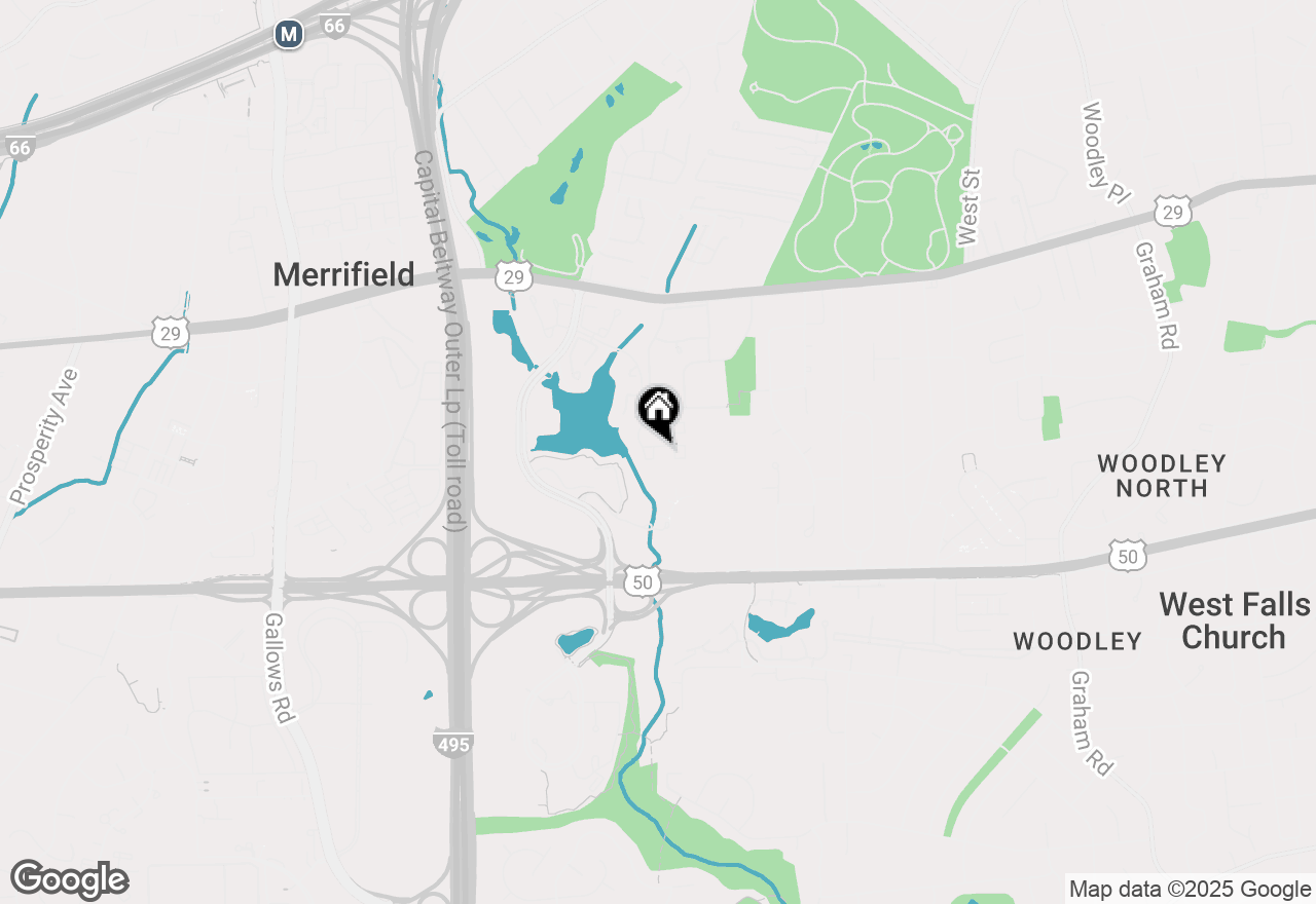 Map of 7735 Inversham Drive #174, Falls Church, VA 22042