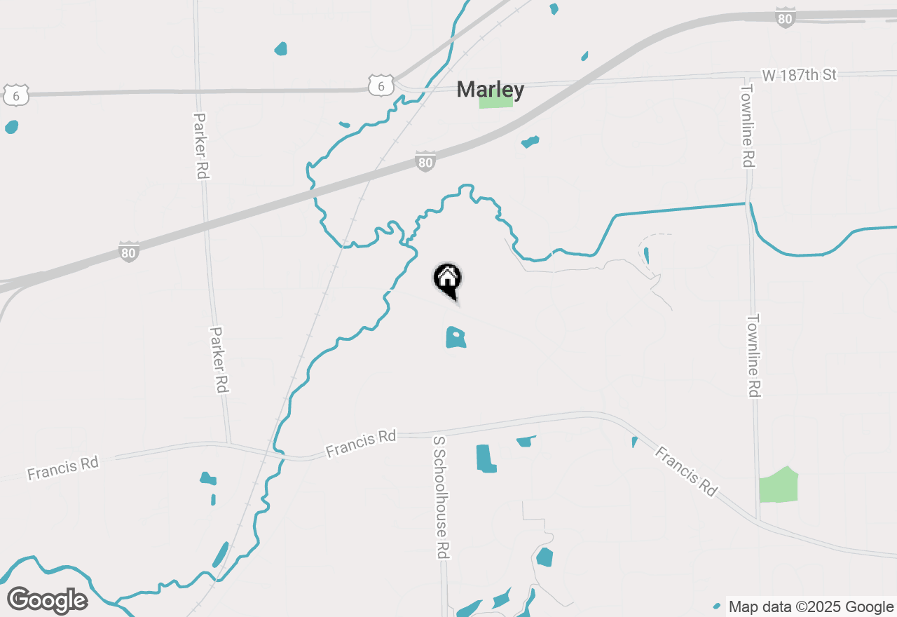 Map of 12858 W Regan Road, Mokena, IL 60448