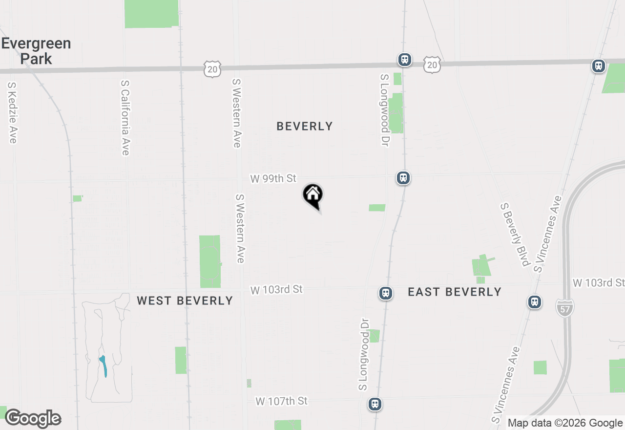 Map of 10025 S Hamilton Avenue, Chicago, IL 60643