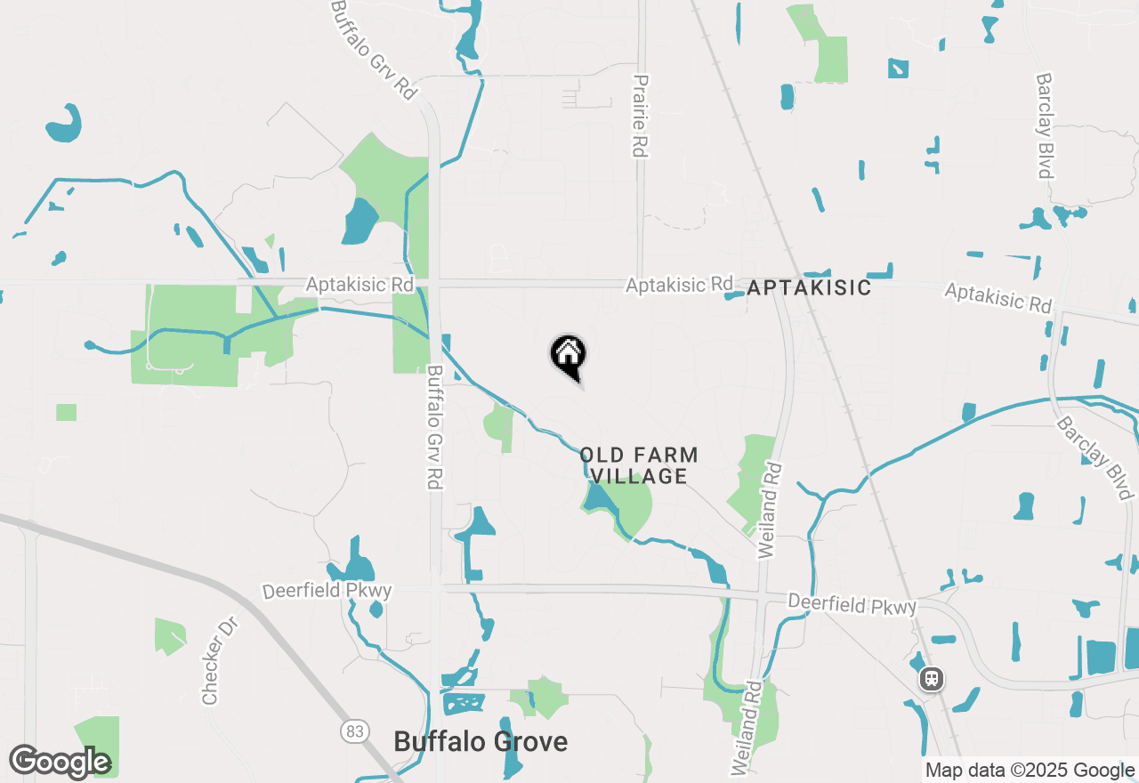 Map of 100 Copperwood Drive, Buffalo Grove, IL 60089