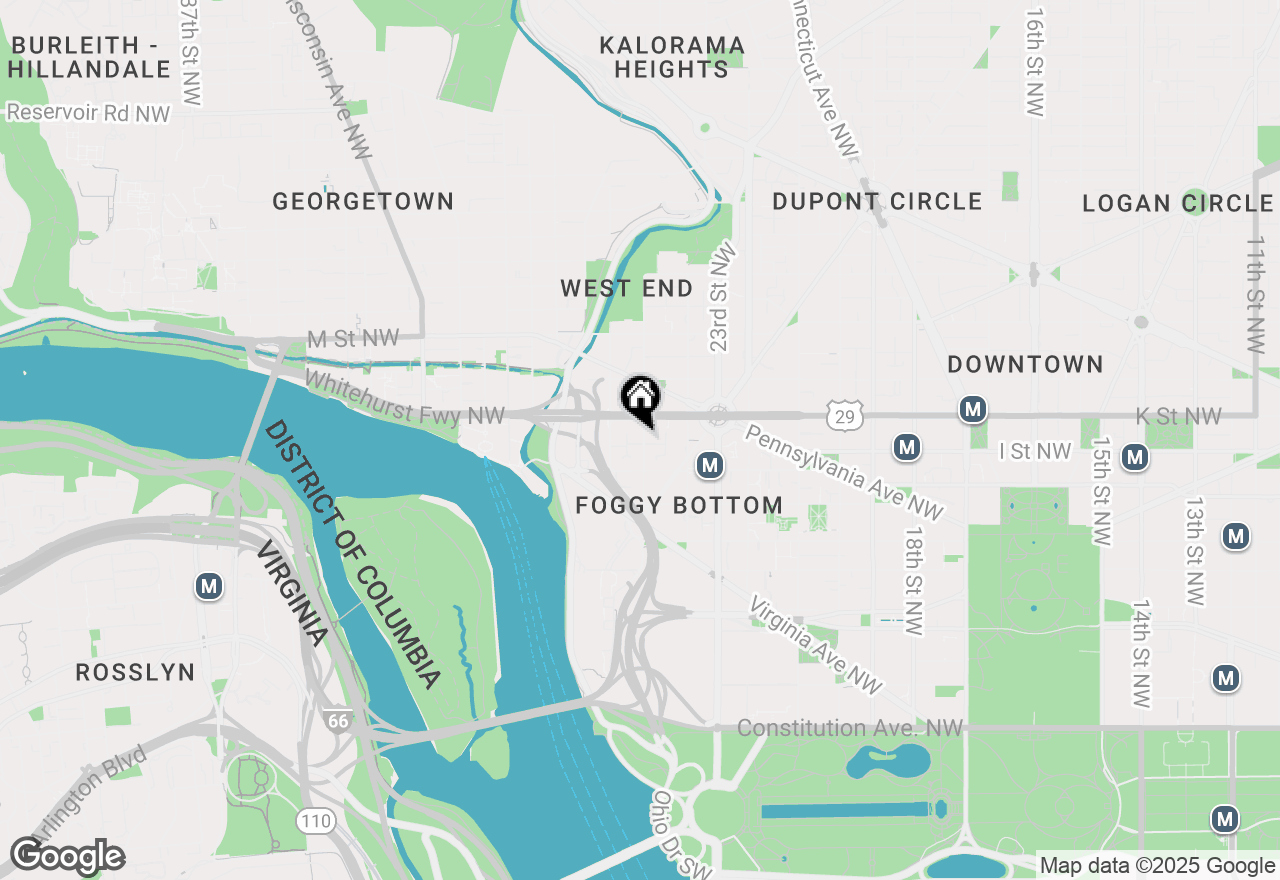 Map of 940 25th Street Nw #712-S, Washington, DC 20037