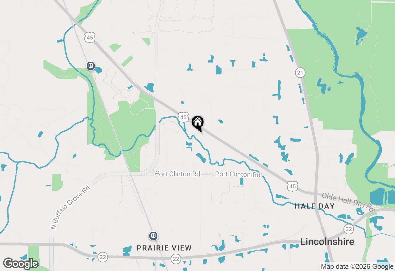 Map of 878 Writer Court, Vernon Hills, IL 60061