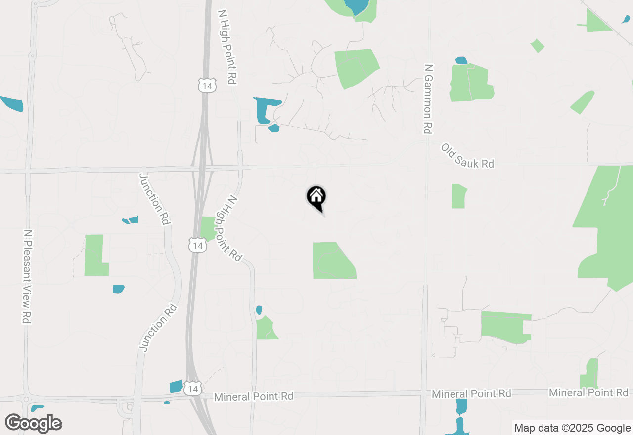 Map of 314 Oldfield Road, Madison, WI 53717