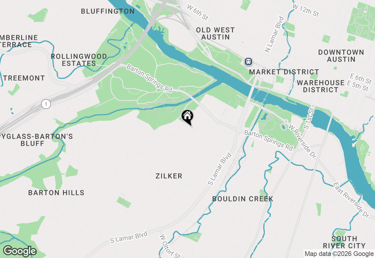 Map of 705 Spofford St, Austin, TX 78704