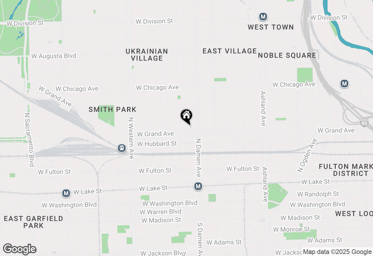 Map of 2055 W Race Avenue, Chicago, IL 60612