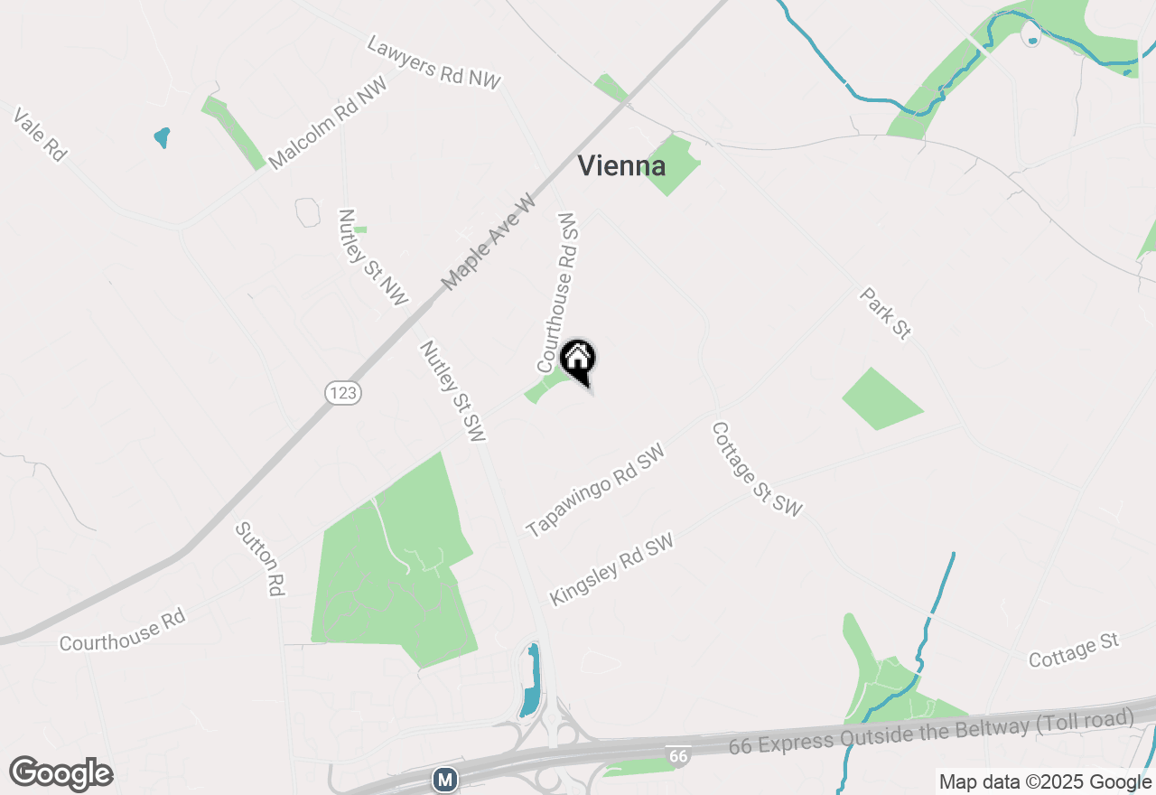 Map of 505 Adelman Circle Sw, Vienna, VA 22180