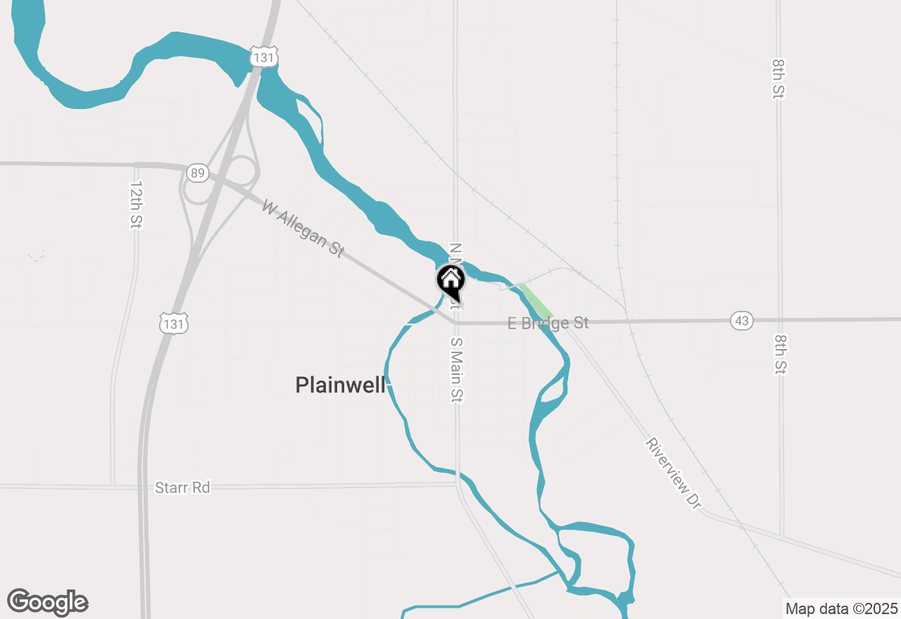 Map of 137 N Main Street, Plainwell, MI 49080