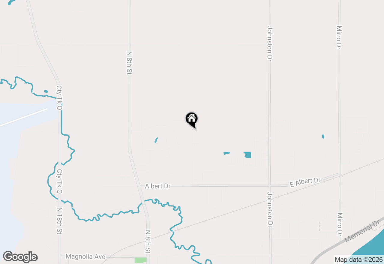 Map of 2348 Wild Oak Dr, Manitowoc, WI 54220