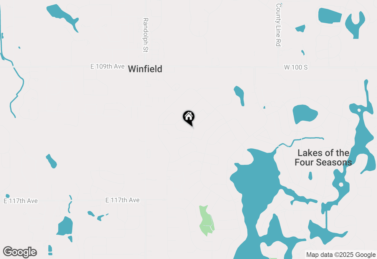 Map of 4216 Glen Oaks Drive, Crown Point, IN 46307