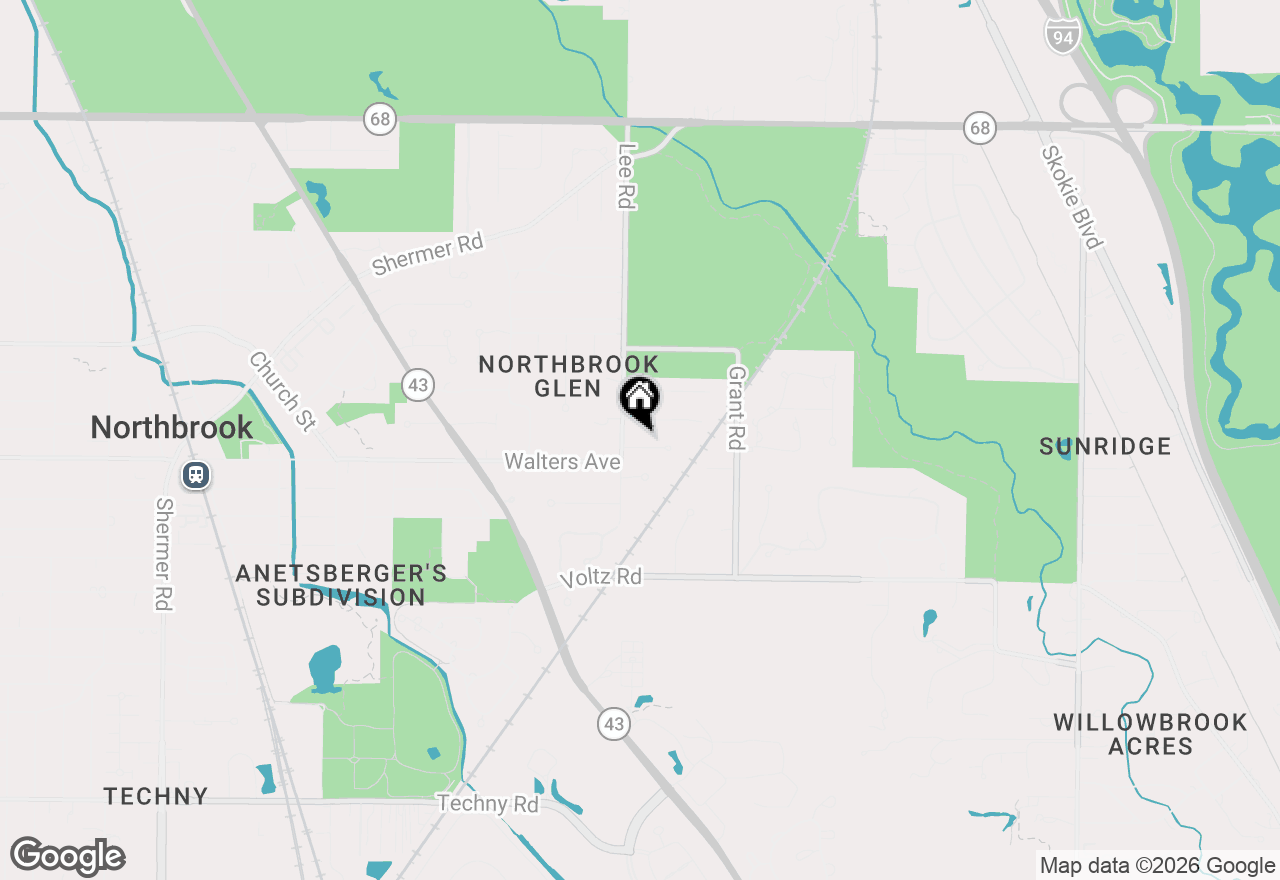 Map of 1150 Willow Lane, Northbrook, IL 60062