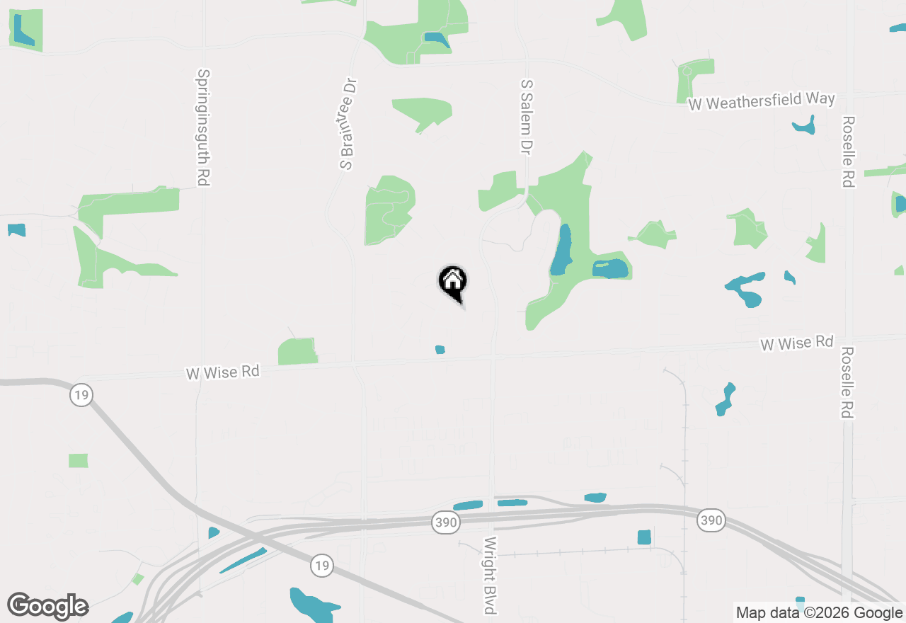 Map of 1079 Foxboro Lane, Schaumburg, IL 60193